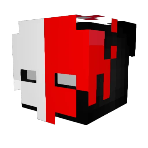 Skellie2000 Minecraft avatar head, 3D render