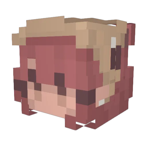 Skellie_ton Minecraft avatar head, 3D render