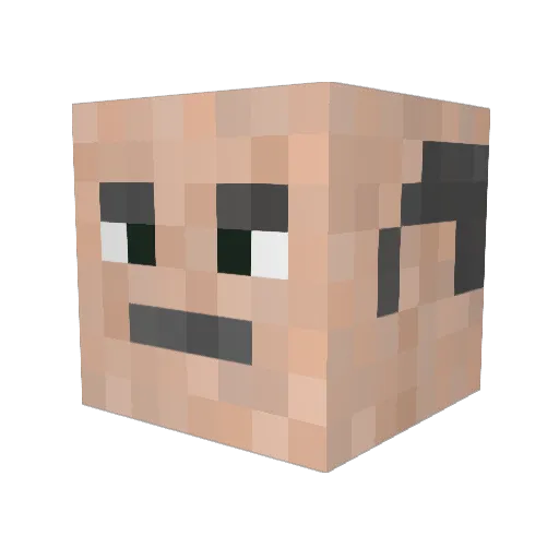 SkellyBoi_ Minecraft avatar head, 3D render