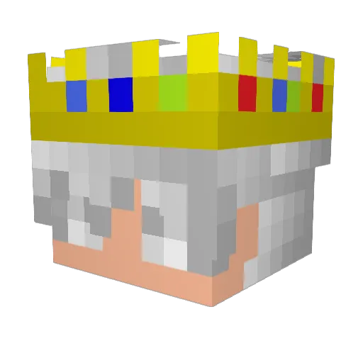 SkellyCreator Minecraft avatar head, 3D render