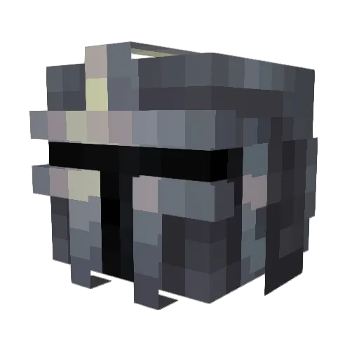 Skelly_Suit Minecraft avatar head, 3D render