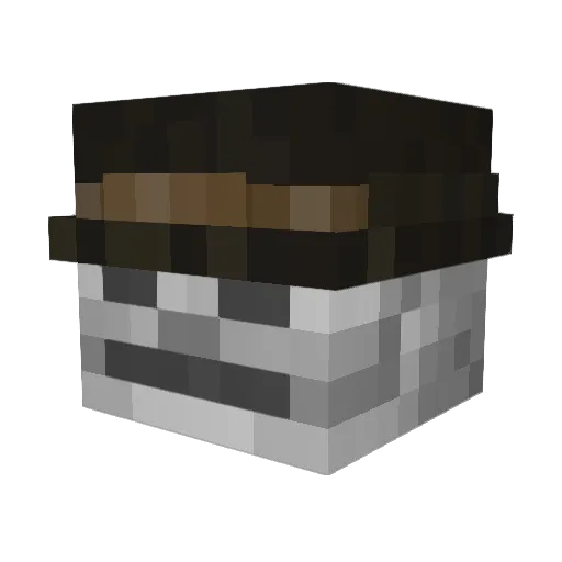Skelter8526 Minecraft avatar head, 3D render