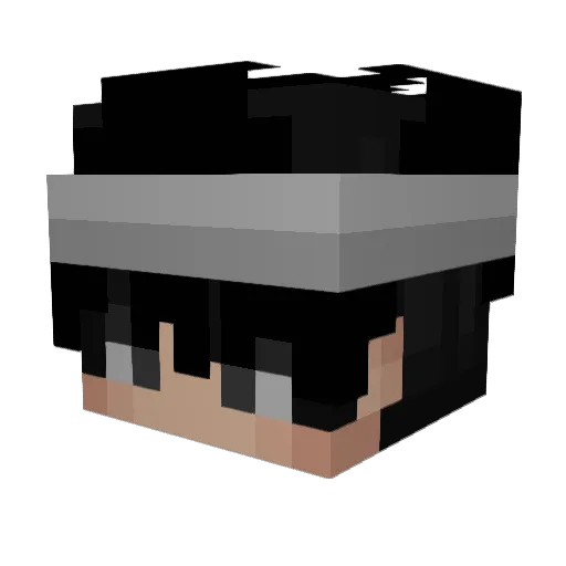 Skely10 Minecraft avatar head, 3D render