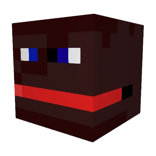 Skema15 Minecraft avatar head, 3D render
