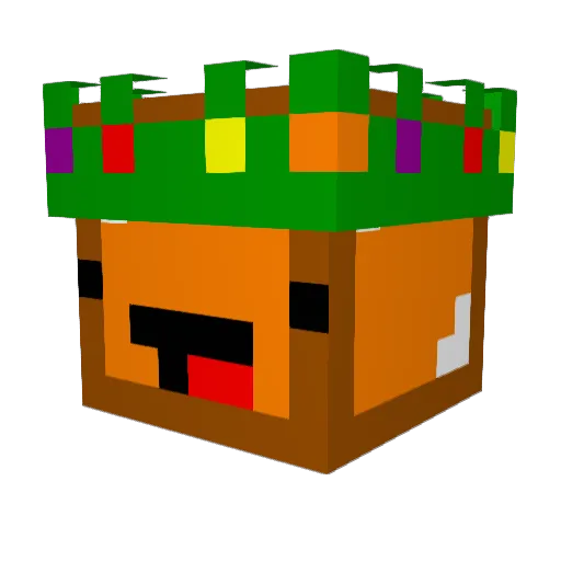 SkeppysPumpkin78 Minecraft avatar head, 3D render