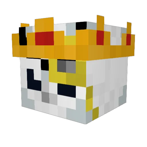 SketchL Minecraft avatar head, 3D render