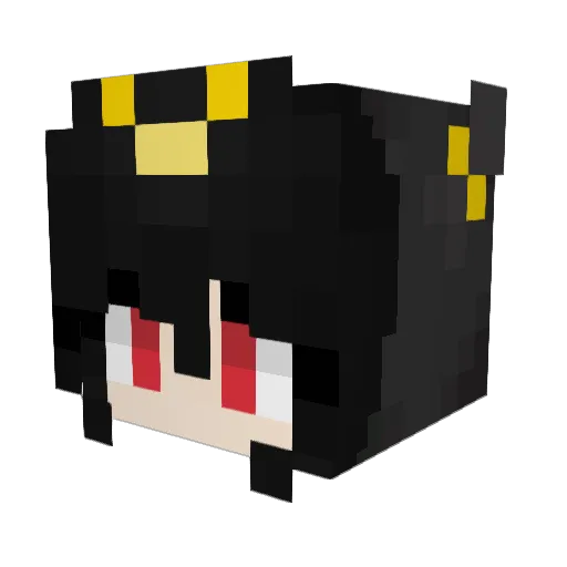 SketchNI Minecraft avatar head, 3D render