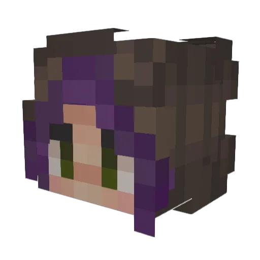 Sketch_Stonem Minecraft avatar head, 3D render