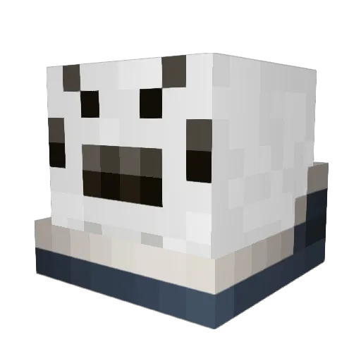 Sketchcap Minecraft avatar head, 3D render