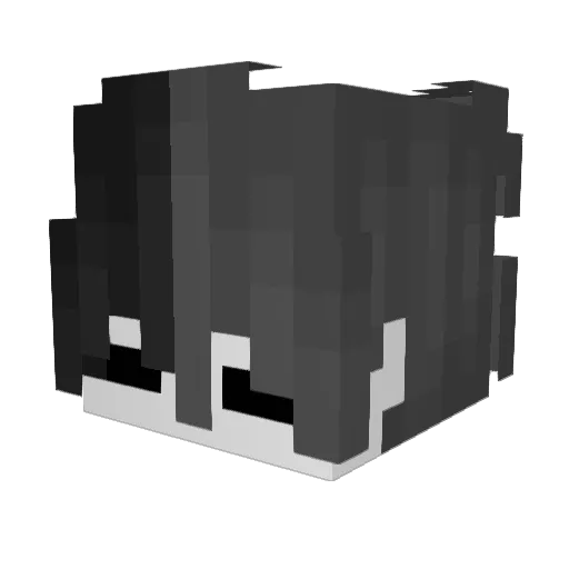 Sketchimon Minecraft avatar head, 3D render