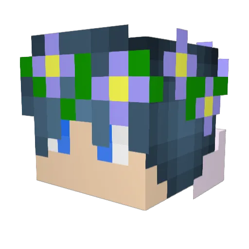 SketchingTrash Minecraft avatar head, 3D render