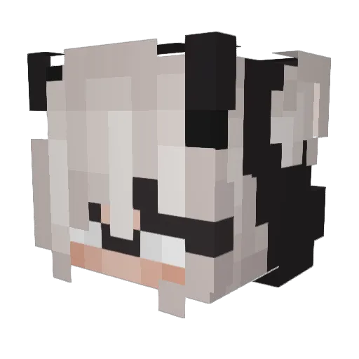 SketchyAl666 Minecraft avatar head, 3D render