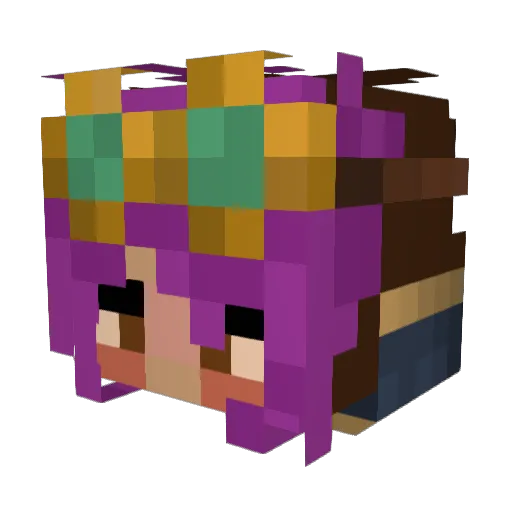 Sketchy_Eddie Minecraft avatar head, 3D render