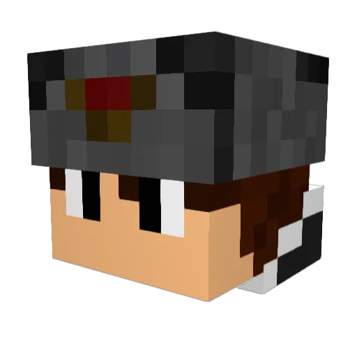 Sketchy_Slav Minecraft avatar head, 3D render