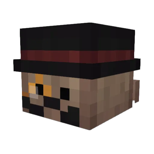 SketoTv Minecraft avatar head, 3D render