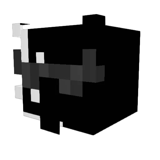 SkeyPE Minecraft avatar head, 3D render