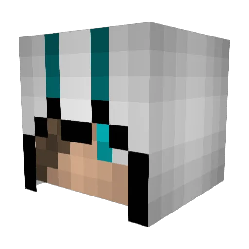 Skeye2468 Minecraft avatar head, 3D render