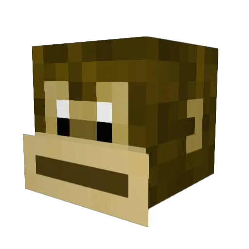 Skezi_ Minecraft avatar head, 3D render