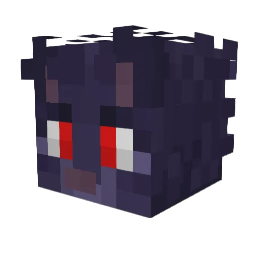 Ski001 Minecraft avatar head, 3D render