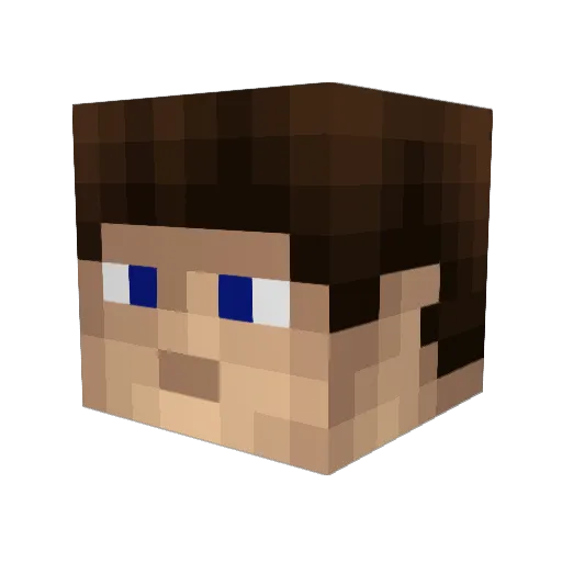 SkiArne Minecraft avatar head, 3D render