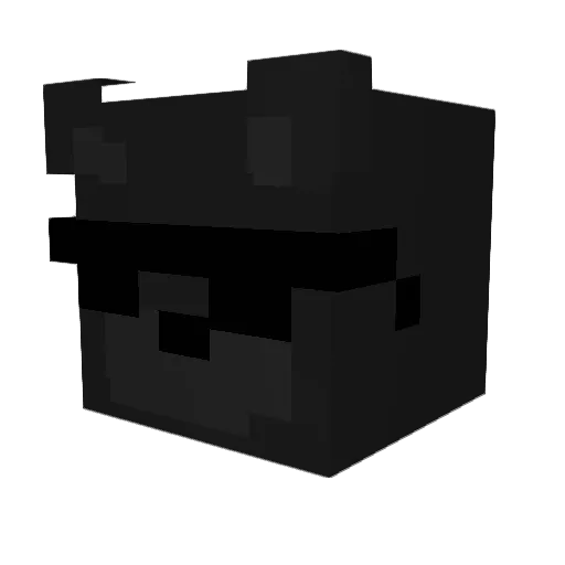 SkiCraftn Minecraft avatar head, 3D render