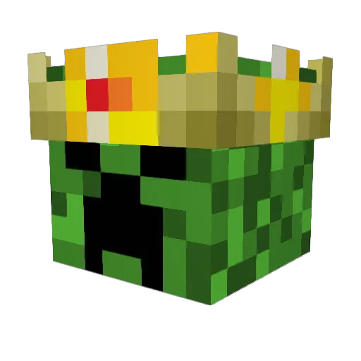 SkiMoney Minecraft avatar head, 3D render
