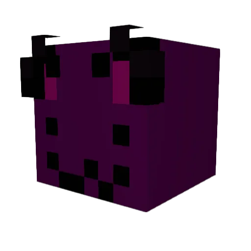 Skibidiwii Minecraft avatar head, 3D render