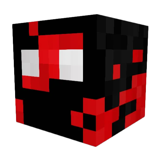 SkiddyBigman Minecraft avatar head, 3D render