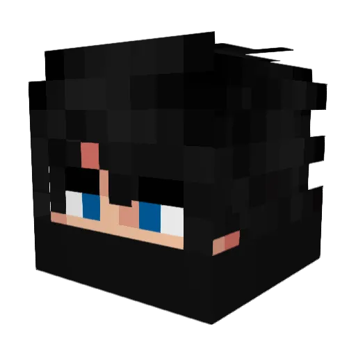 Skiddy_12 Minecraft avatar head, 3D render