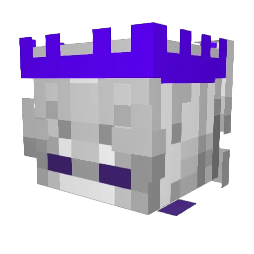 Skiezz Minecraft avatar head, 3D render