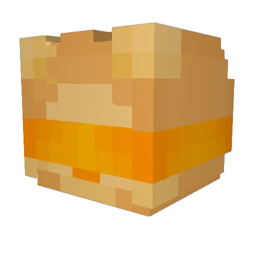 Skifizm Minecraft avatar head, 3D render