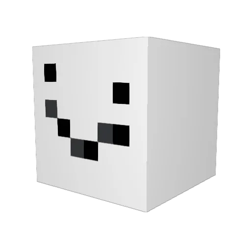 SkiiDx_ Minecraft avatar head, 3D render