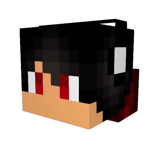 Skiiipy Minecraft avatar head, 3D render