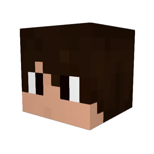 Skiilerrr Minecraft avatar head, 3D render