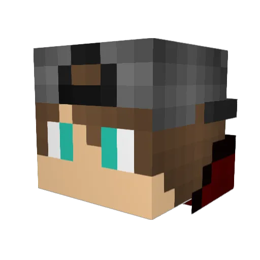 SkiingTheSlopez Minecraft avatar head, 3D render