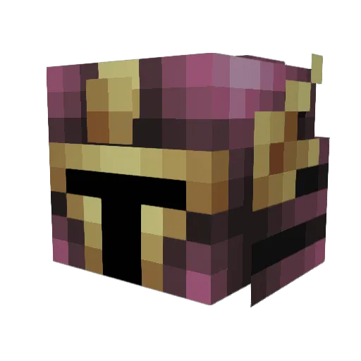 SkillBeans Minecraft avatar head, 3D render
