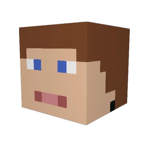 SkillKiller Minecraft avatar head, 3D render