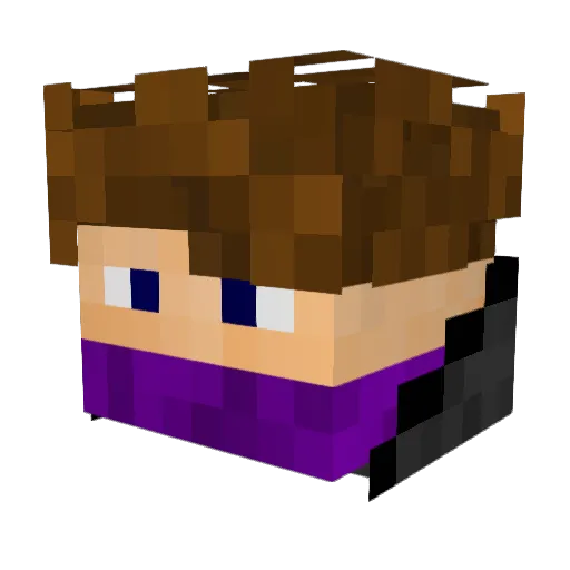 SkillStrafe Minecraft avatar head, 3D render