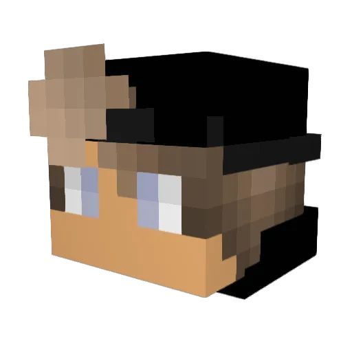 SkillTobi Minecraft avatar head, 3D render