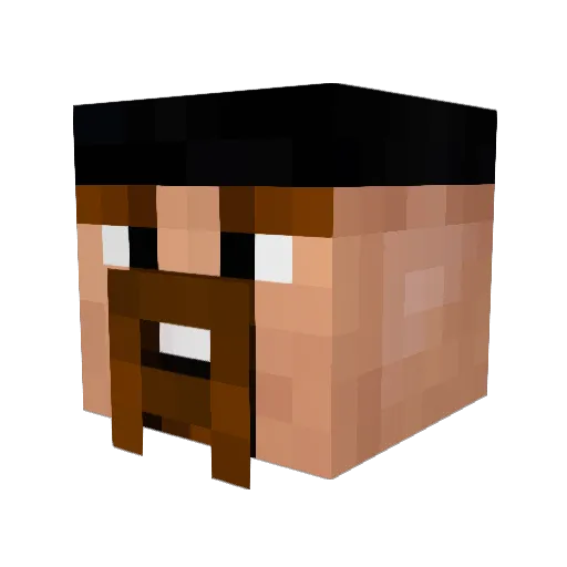 Skill_Stealer Minecraft avatar head, 3D render