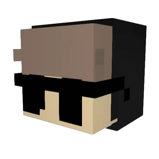 Skiller032 Minecraft avatar head, 3D render
