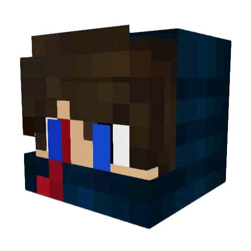 Skillet_Pan Minecraft avatar head, 3D render