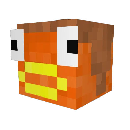 Skillz02 Minecraft avatar head, 3D render