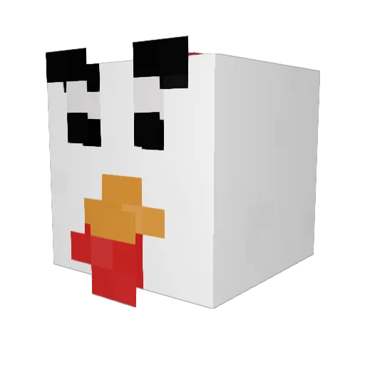 Skiluminati18 Minecraft avatar head, 3D render