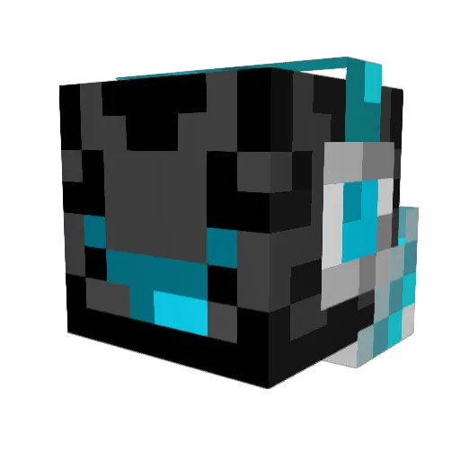 SkimMilk13858 Minecraft avatar head, 3D render