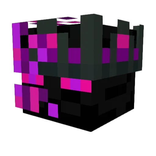 Skimazk Minecraft avatar head, 3D render