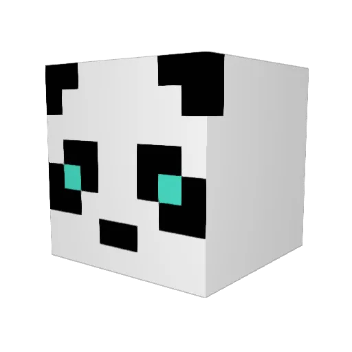 Skimehh Minecraft avatar head, 3D render