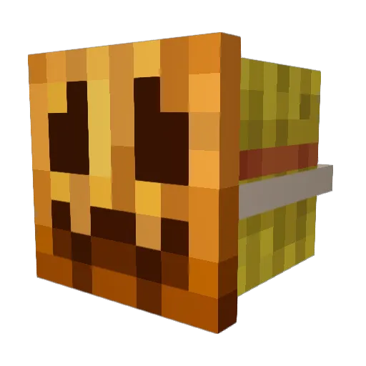 SkinAndCape Minecraft avatar head, 3D render
