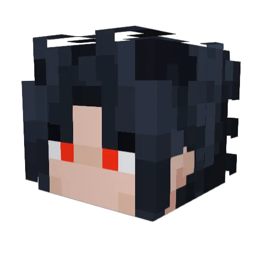 SkinDox Minecraft avatar head, 3D render