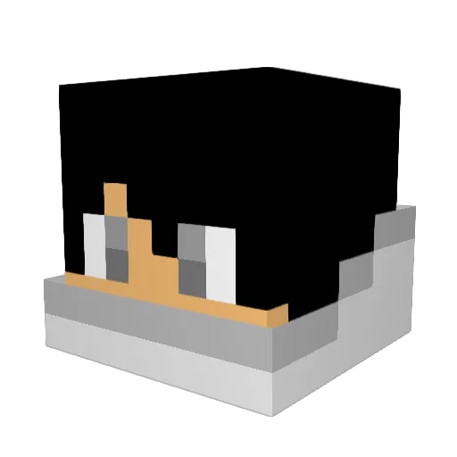 Skinasoo Minecraft avatar head, 3D render